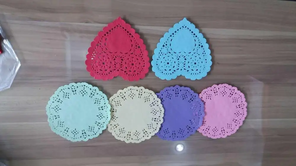 Good quality all size paper doily food contact safe paper mat