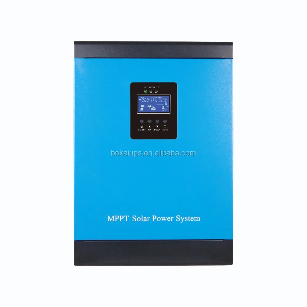 2000w off grid hybrid AVR output MPPT micro solar inverter with mppt charge controller