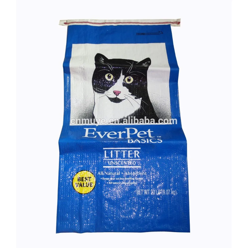 custom laminated pp polypropylene plastic woven bag with easy open strip