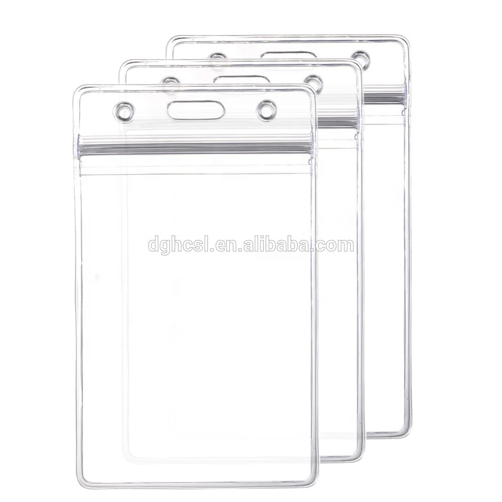 
Huacheng Customized Transparent PVC Card Holder 
