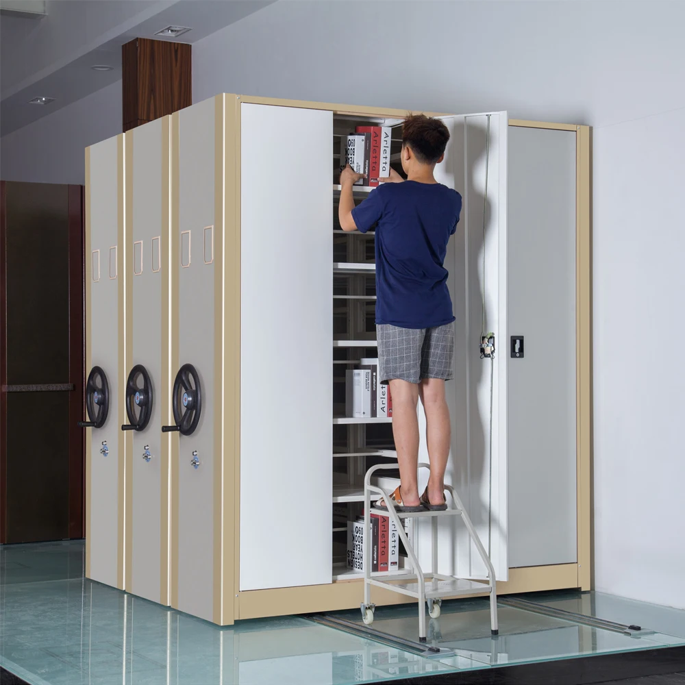 Movable Library Compact Shelving Mobile Mass Book Shelf
