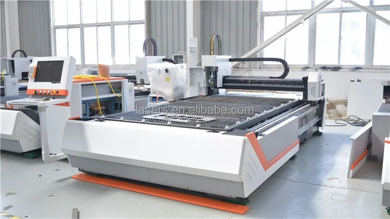 High Speed Single Mode Fiber Laser Cutting Machine For Stainless / Carbon / Mild Steel Plate
