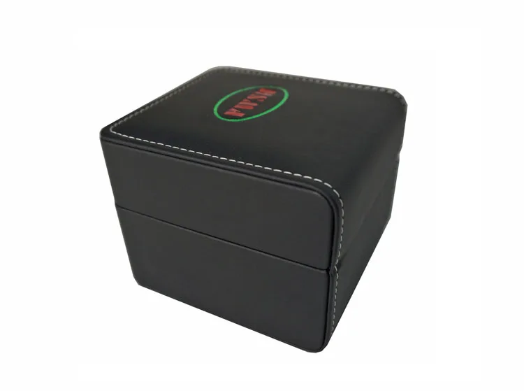 Factory Supply customized watch gift packaging box China made watch display case PU leather round edge plastic wrist watch box