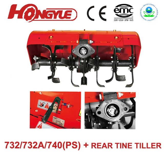 
Gasoline Diesel engine two wheel mini farm tractor for agriculture machinery equipment with tiller cultivator 