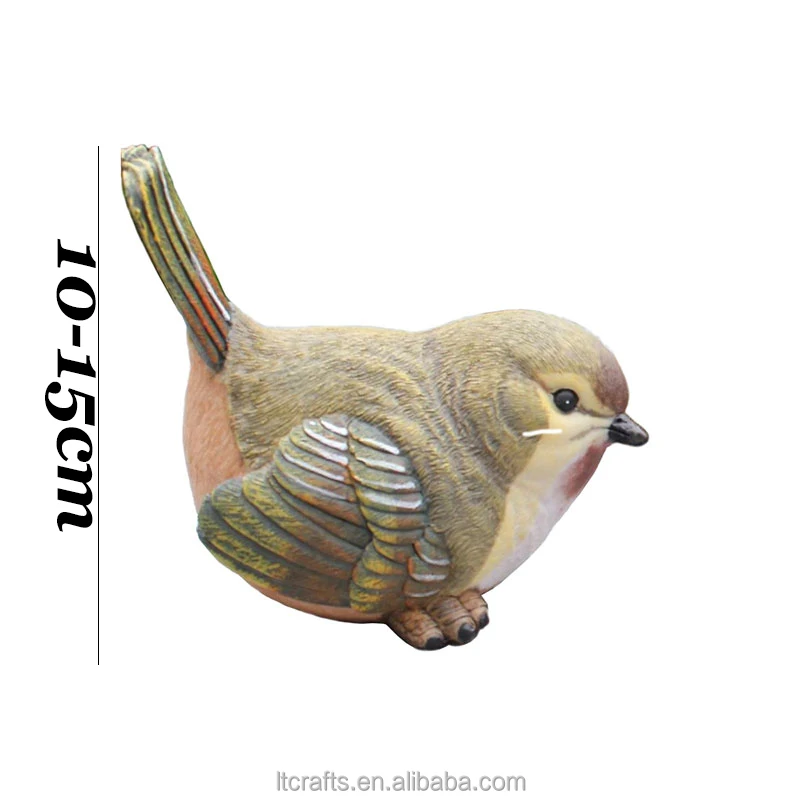 Home decorative Artificial Bird small decoration Resin Bird
