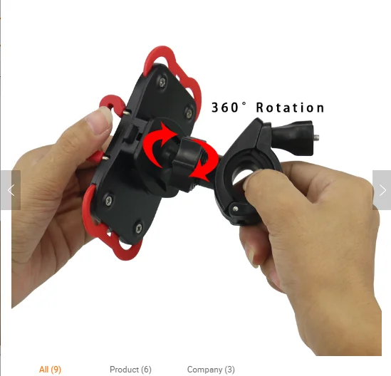 
OBSHI New hot design hot selling bicycle handlebar motorcycle phones holders DC08+S9A 