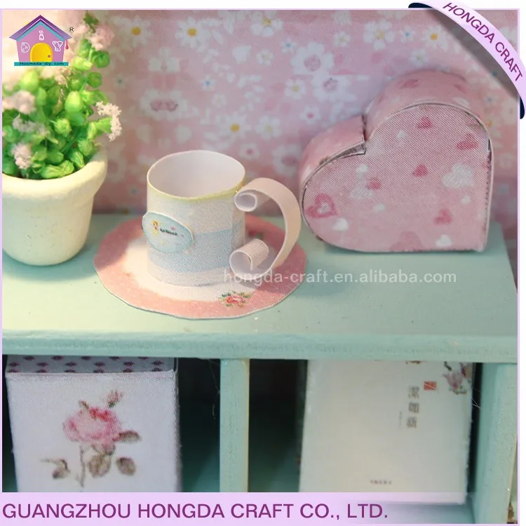 Supply To Diy Parent-children Handmade Shop Educational Furniture Toy House Model Miniature House For Children