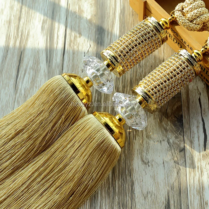 Fashion Europe style decorative polyester curtain tassel tieback