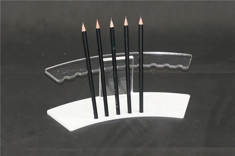 
Custom Pencil Display Rack Stand Holder . Interactive Pop Acrylic Ball Plastic Pen Case 