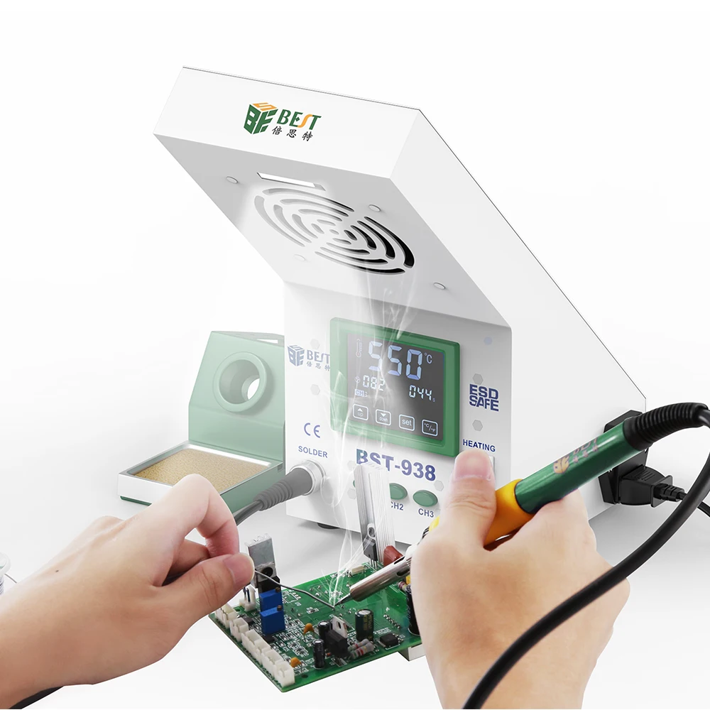 Лучшая 938 Антистатическая паяльная станция PCB Quick для мобильного телефона