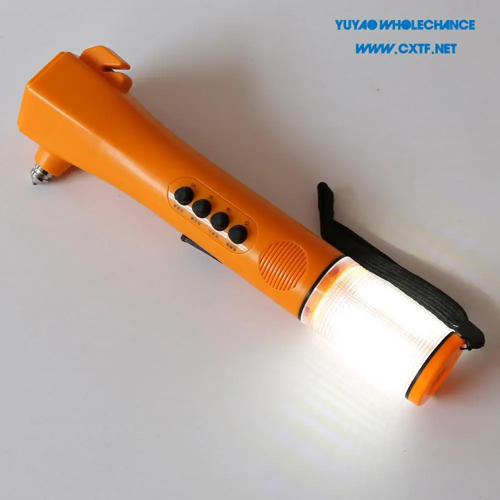
Acousto-optic Alarm Car Emergency 3.7v Rechargeable Led Flashlight 