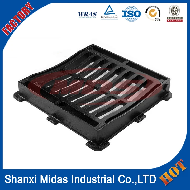 Ковкого чугуна дренажной овраг решеткой