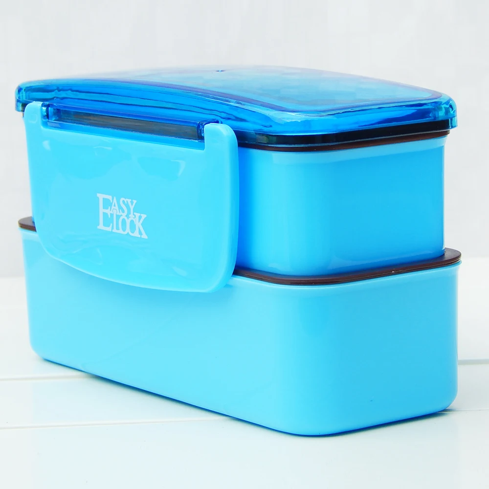 Easylock Пользовательский логотип печатная посуда пластиковая коробка для обедов Bento