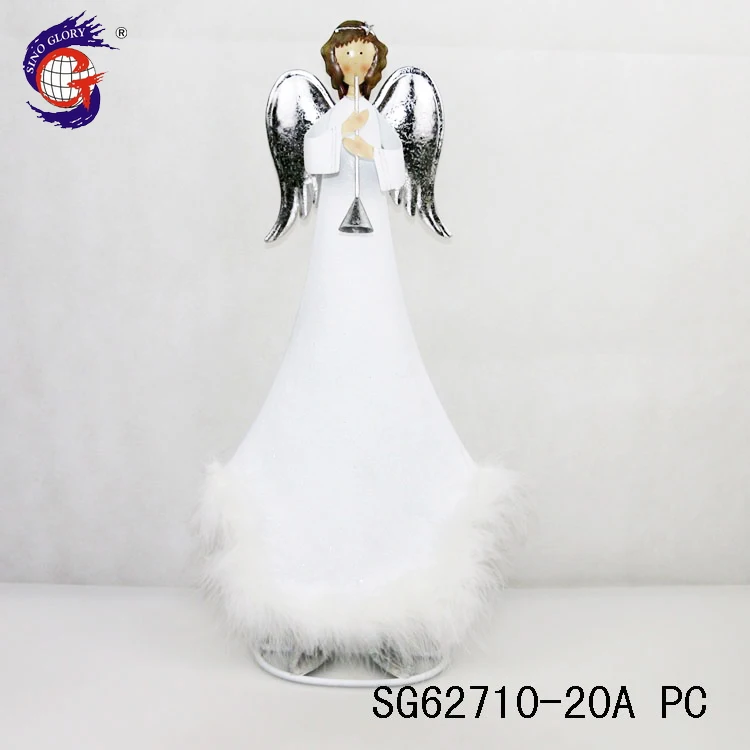 Wholesale cheapest price outdoor metal iron christmas angel for crafts