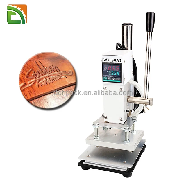 logo embossing pressure label branding tools portable handheld stamping machine