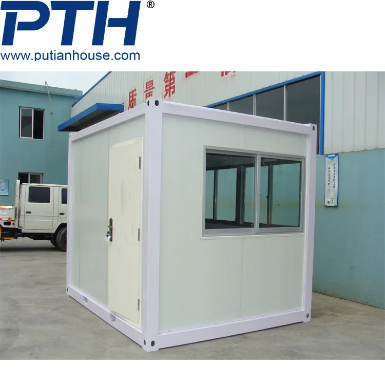 China Easy assembly cabin 10ft Container House for toilet, kiosk, guard house, booth