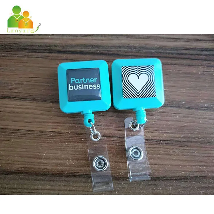 
Hot sale 32mm retractable badge reel with custom logo for business holder 