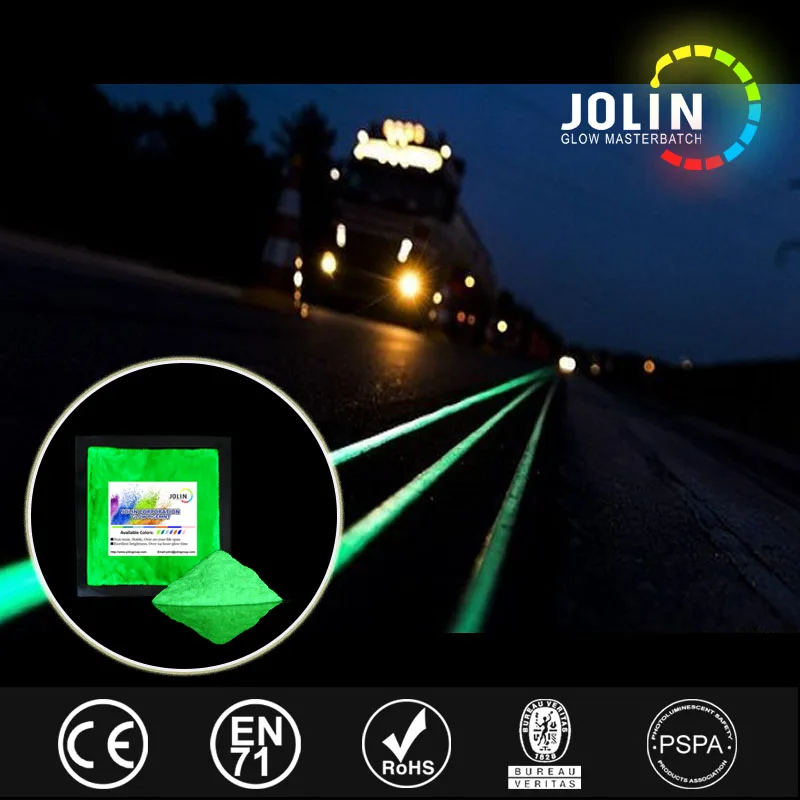 Лучший сине-зеленый фосфоресцирующий светящийся в темном пигментном порошке