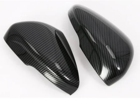 Car Styling Car Rearview Rear View Mirror Cover Sticker Trim Exterior Accessories Carbon Fiber Style For Ford Focus 2019