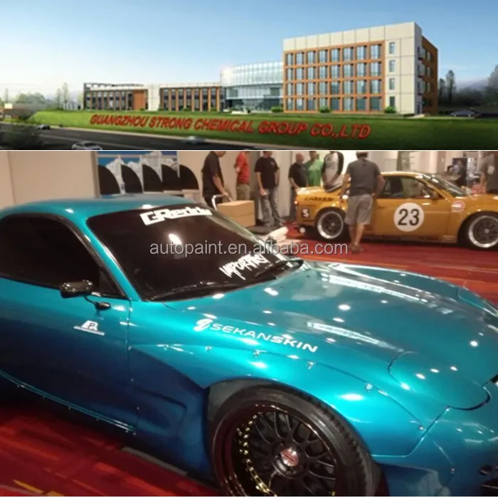 glow in the dark 2k top color car paint