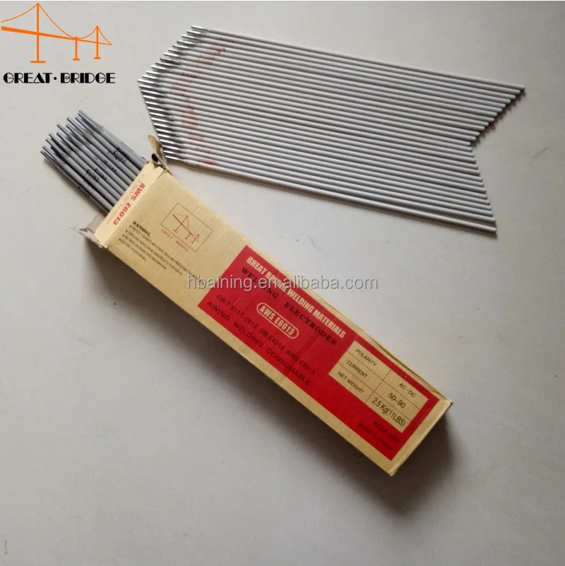 Welding Electrode Rods E6013/GB E4313/J421/J422 Mild Steel Coated Type Rutile Coated Customized for Selling