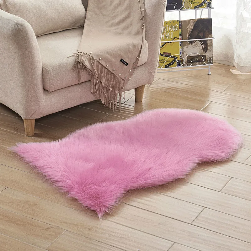 wholesale hot selling on high quality  faux  fur area  rugs