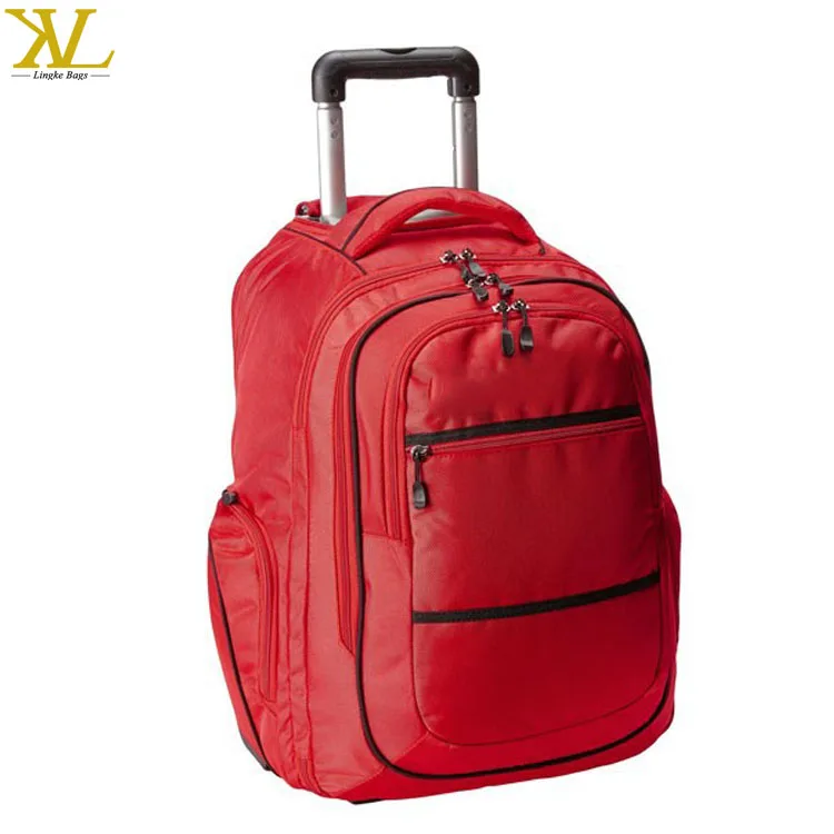 Travel Laptop Trolley Bag for Men and Women Customized Backpack on Wheels