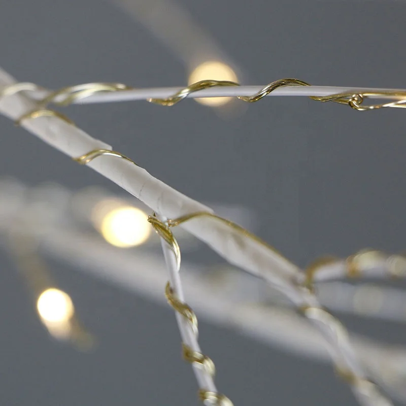 180cm hot sale led christmas decoration outdoor waterproof white copper wire birch twig tree light