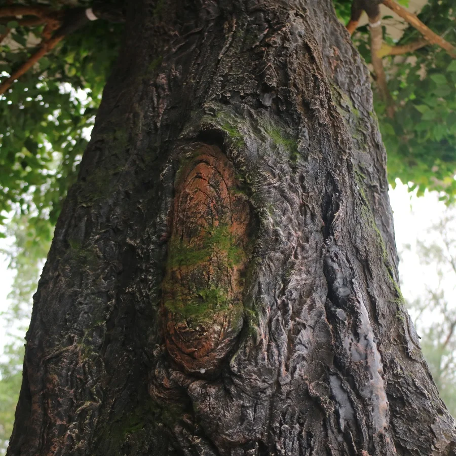Garden decorative artificial big blossom flowering tree for mall hall decoration