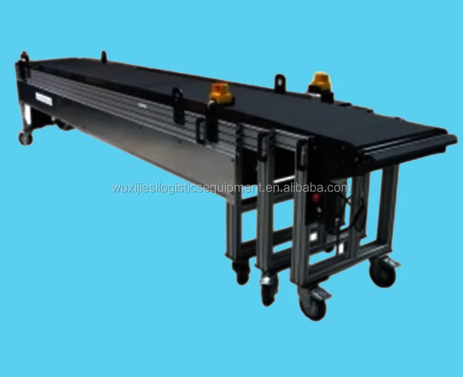 Extendable belt conveyor Loading and unloading belt conveyor Model EI