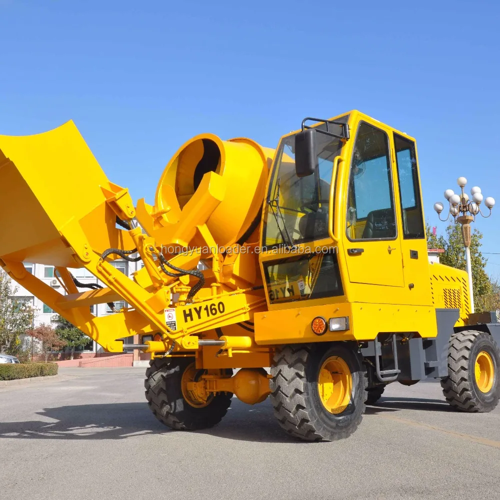HY160 mini self loading mobile concrete mixer for Vietnam Argentina