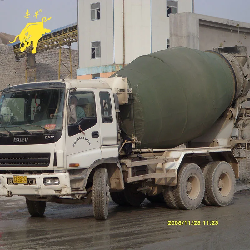 winter coating for cement mixer truck