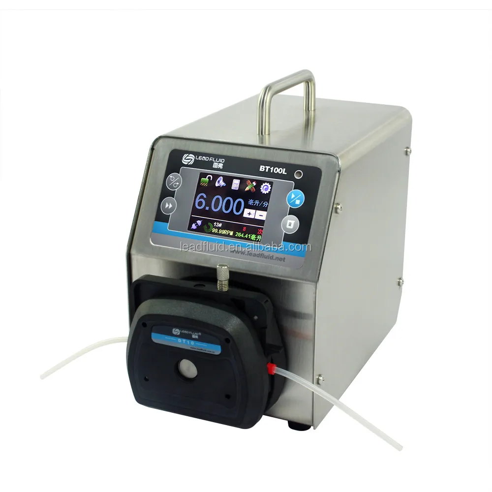 Lead Fluid Intelligent Laboratory Dispensing Peristaltic Pump BT100L with DT Series Head
