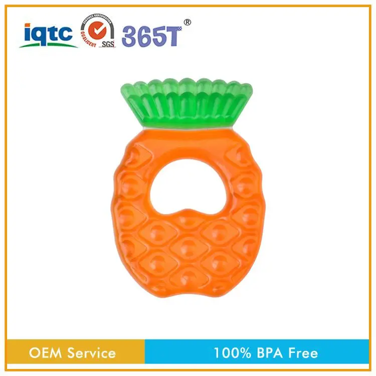 Newborn Teether Toys Bear Design Lovely Cartoon BPA Free Baby Chewing Water Filled Teether