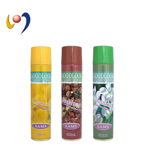 
CMYK printing empty aerosol tin cans for household 300ml aerosol fragrance 