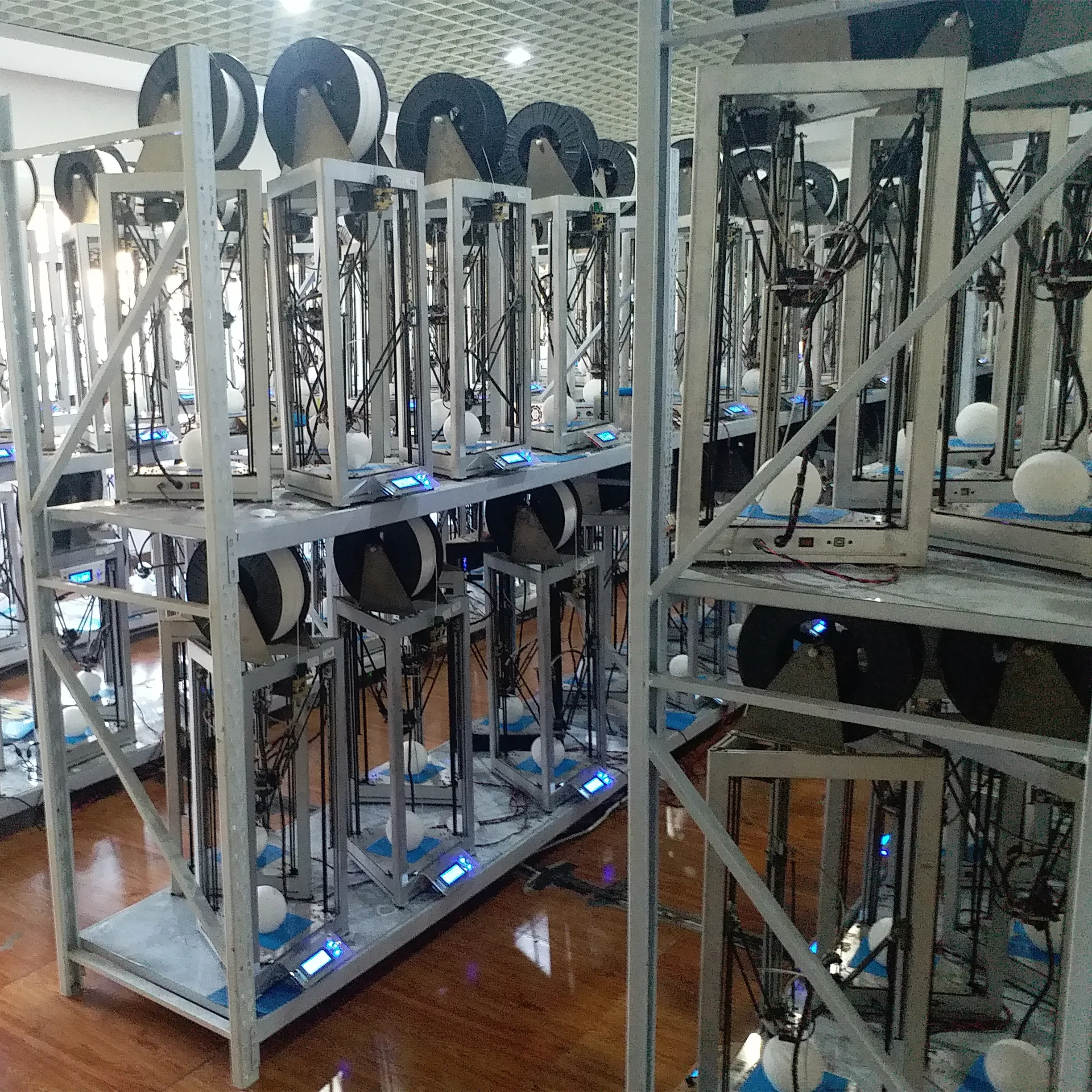 RGB Lunar Lamp, 3D Printing 16 Colors LED Moon Light with Wood Stand and Time Setting (7 inch) & Remote & Touch Control