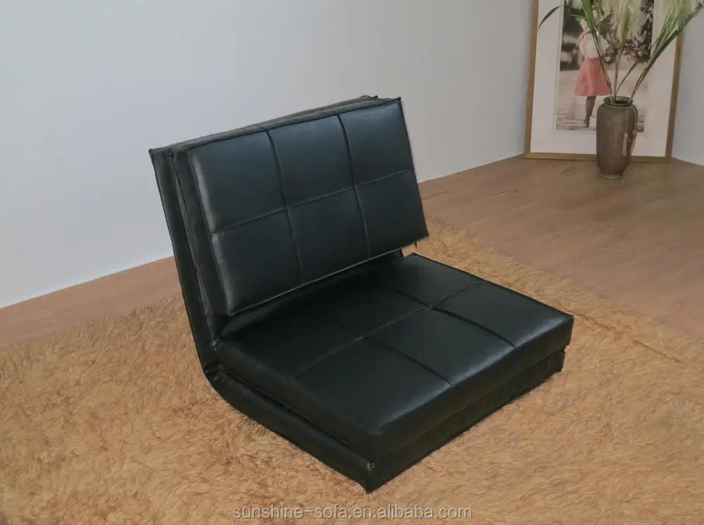 Outdoor Furniture & Foam Folding Sofa Bed Fold Out Single Floor Mat Reclining foam folding sofa bed For Guests