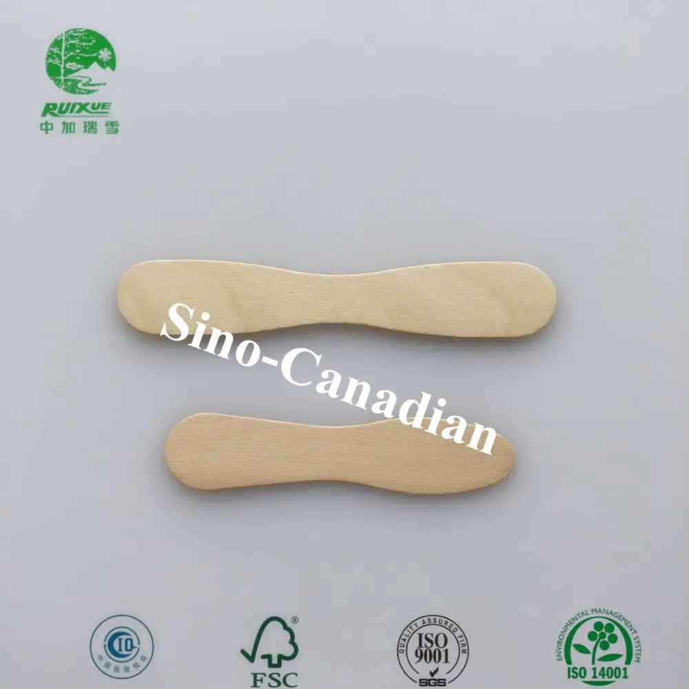 bulk / bundled birch wood ice cream stick with printed brand logo