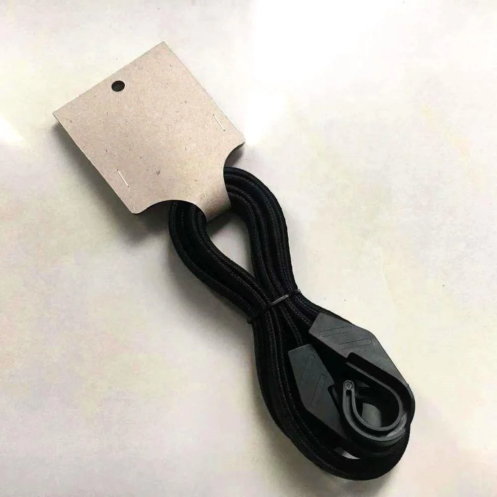 Green bungee cord/plastic hook thick bungee cord/flat bungee cords