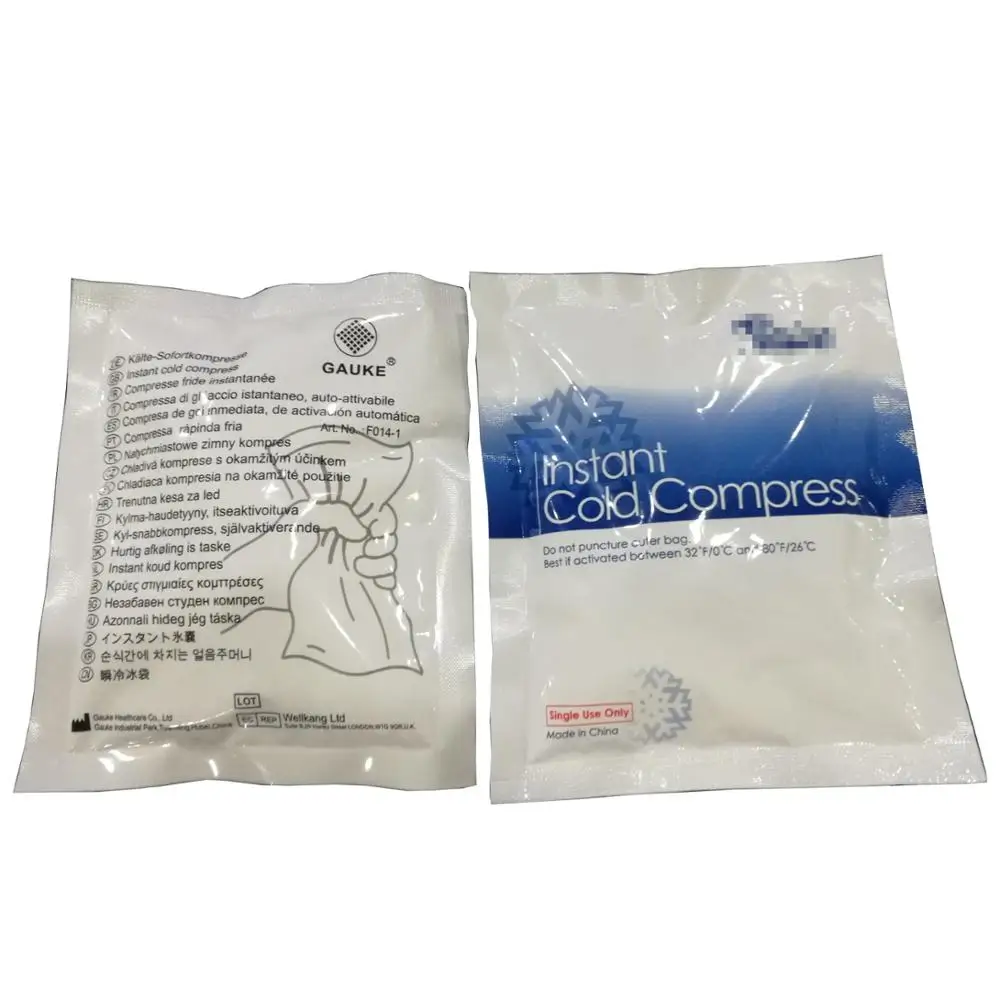 Instant ice pack for first aid