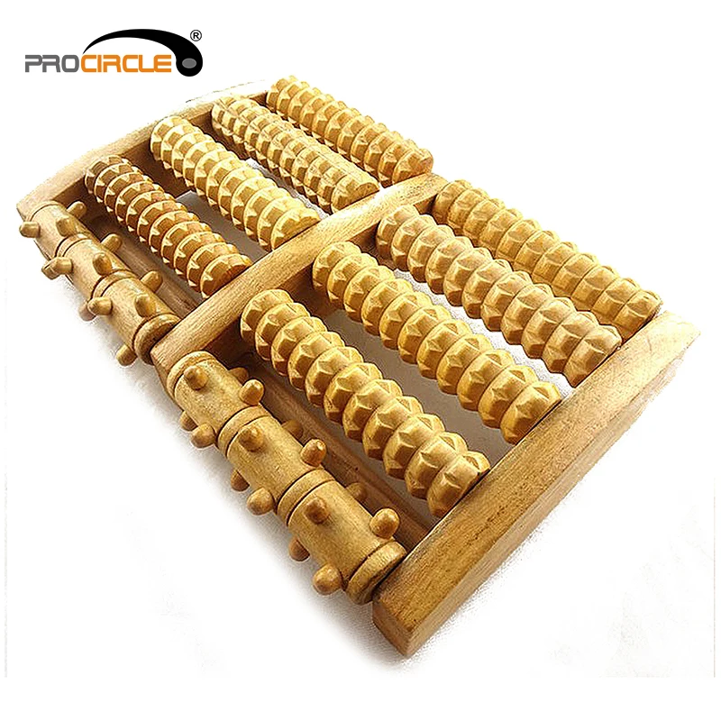 Home Use Body Health Care Wooden Foot Massage Roller/Foot Massage Tool