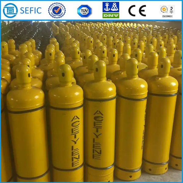 Fast Delivery Capacity Steel Acetylene Gas Cylinder for Cutting and Welding Metals