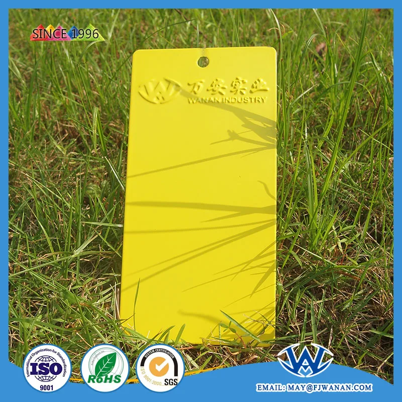 Wanan RAL 1016 Yellow Powder coating Paint,bright yellow powder spray paint