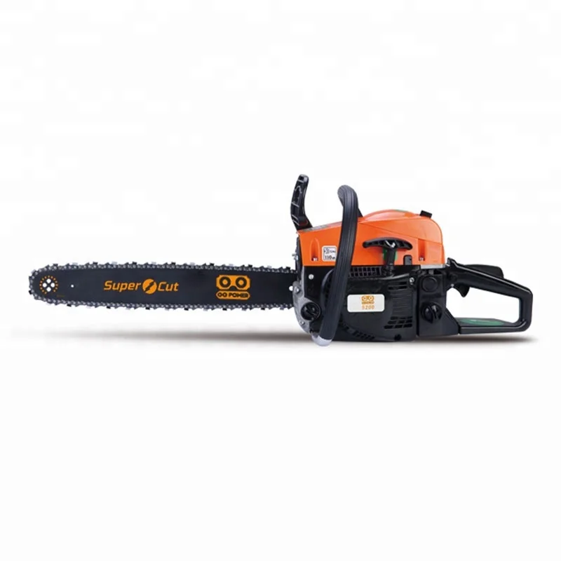O O Power Professional 2 Stroke 5200 52cc Chain Saw With CE GS