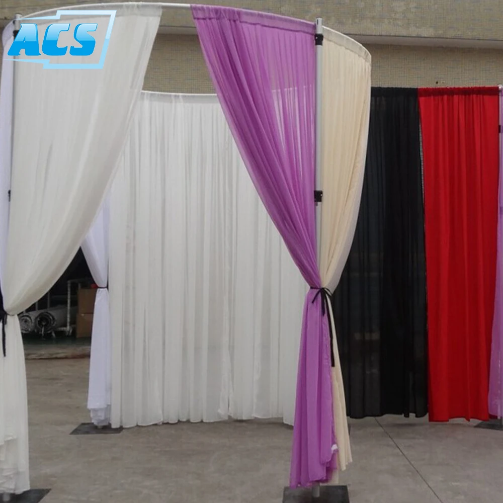 10ftx10ft or 3mx3m pipe and velvet drape Factory Supply modular aluminum pipe