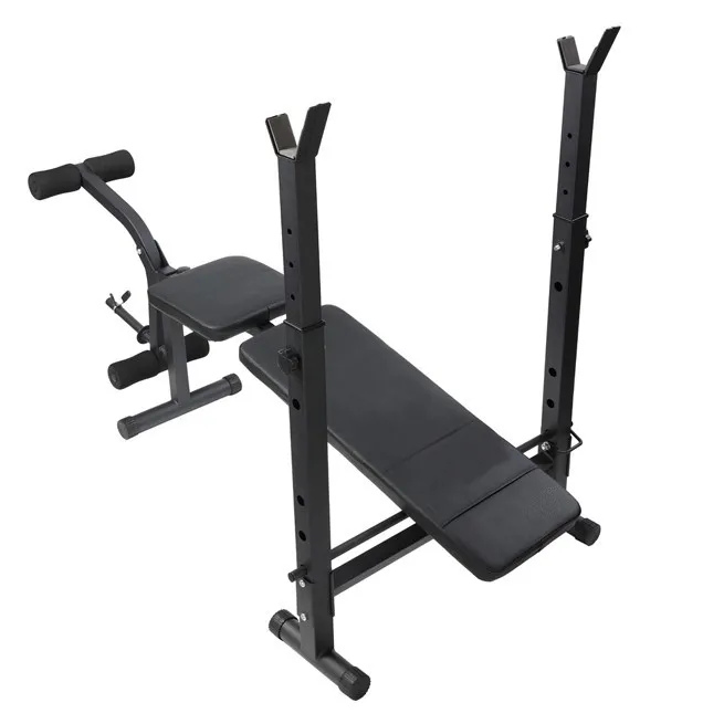 Adjustable Weight Bench with squat rack Leg Extension
