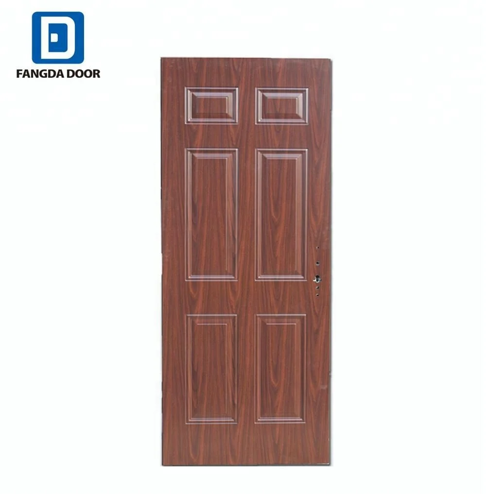 2023 latest design  high quality security exterior steel door with frames American steel doors