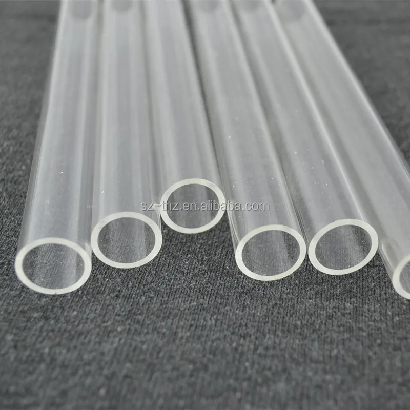 25pcs OD20x2x1000mm Plastic Acrylic Extruded Clear Tube Plastic PMMA Transaperant Water LED Pipe Shower Curtain Poles towel bar