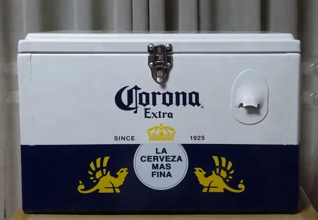 hot sale metal square cooler box ice bucket