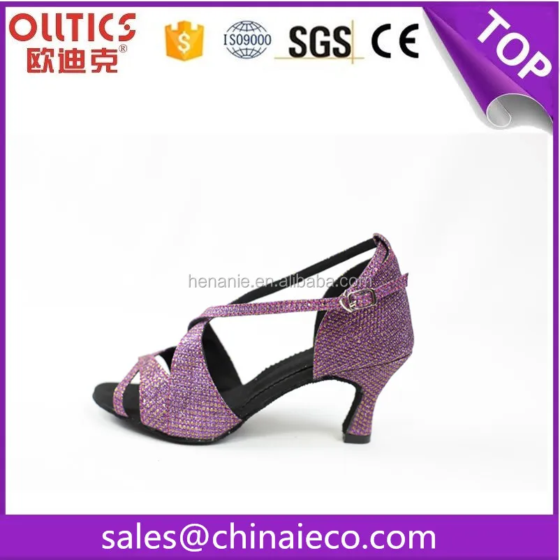 Good quality elisha ladies dance shoes latin tango dance shoes